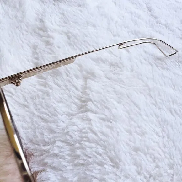 Seraphina Brown Geometric Sunglasses - Picture 6 of 13